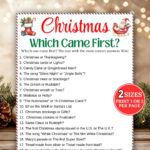 Christmas Printable Games   Etsy Canada Intended For Christmas Carol Meanie Crossword Clue