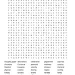 Christmas Science Word Search   Wordmint With Christmas Science Crossword Answer Key