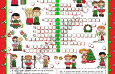 Christmas Set (3) – Crossword Puzzle – Esl Worksheetmena22 inside Listen To Christmas Carols Crossword