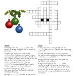 Christmas Song Lyric Crossword   Wordmint Regarding Sing A Song Christmas Crossword Puzzle