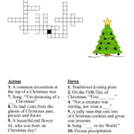 Christmas Spelling Words Crossword   Wordmint With Regard To Plant In Many Christmas Song Crossword