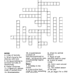 Christmas Time Is Here Crossword   Wordmint Regarding Christmas Is Here Crossword Puzzle Answer Key
