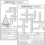Christmas   Top Teacher Intended For The Holiday Zone Merry Christmas Crossword Puzzle