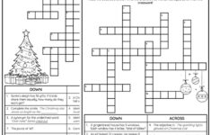 Christmas – Top Teacher intended for The Holiday Zone Merry Christmas Crossword Puzzle