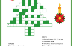Christmas Tree Crossword in Christmas Greeting Crossword Clue