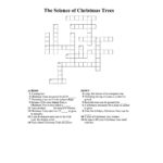 Christmas Tree Crossword Puzzle – #Learnaboutag! With Christmas Tree Variety Crossword Clue