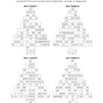 Christmas Tree Hidato Puzzles [Free Printable Pdf] With Christmas Tree Crossword Answer Key