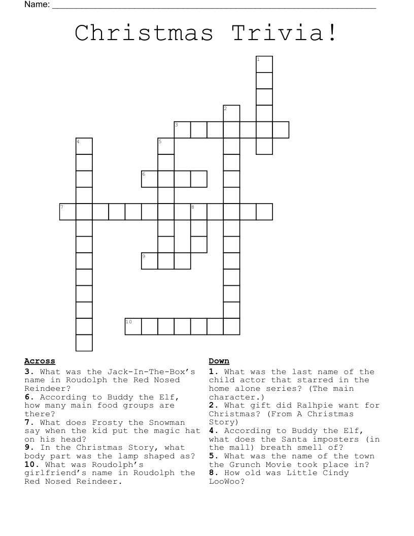 christmas trivia crossword wordmint within christmas trivia crossword puzzle Christmas Trivia! Crossword - Wordmint within Christmas Trivia Crossword Puzzle