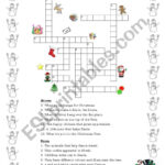 Christmas Vocabulary Crossword   Esl Worksheetpat Trixa Inside Christmas Travelers Crossword Clue