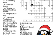 Christmas Vocabulary Crossword – Wordmint throughout Popular Christmas Dessert Crossword Clue