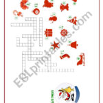Christmas Vocabulary Exercises   Esl Worksheetcarolla Regarding Prestige English Hk Christmas Crossword