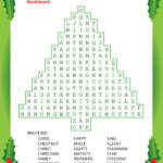 Christmas Word Search (Free Printable Pdf Puzzles) – Free Inside Christmas Word Searches And Crosswords