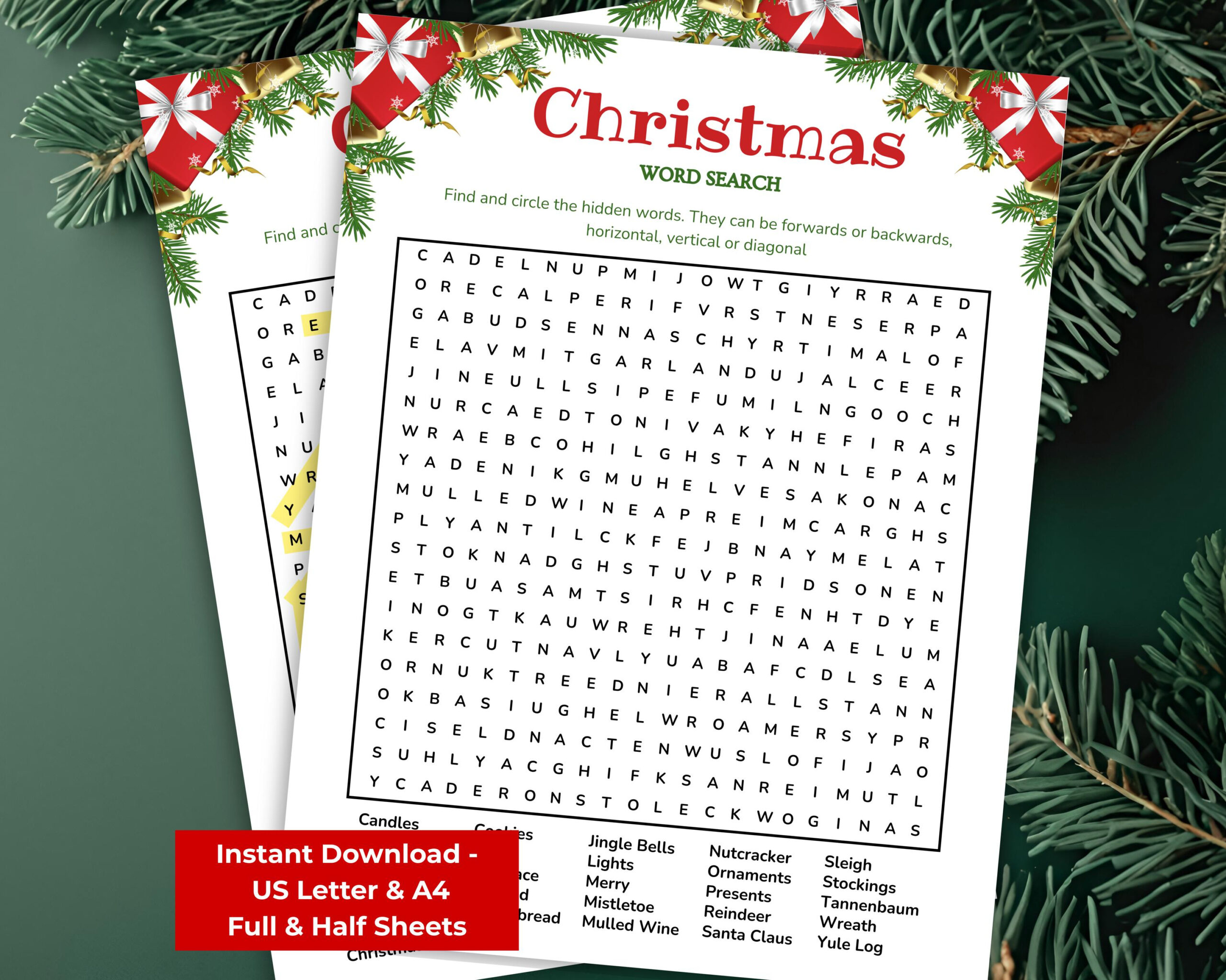 Christmas Word Search Printable For Adults, Sip And Solve, Word within Christmas Themed Pub Crawl Crossword