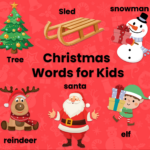 Christmas Words For Kids | Abcmouse With Regard To Christmas Eve Visitor Crossword