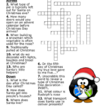 Co U 3Rd Grade Christmas Crossword   Wordmint Intended For Like A Fully Decked Christmas Tree Crossword Clue