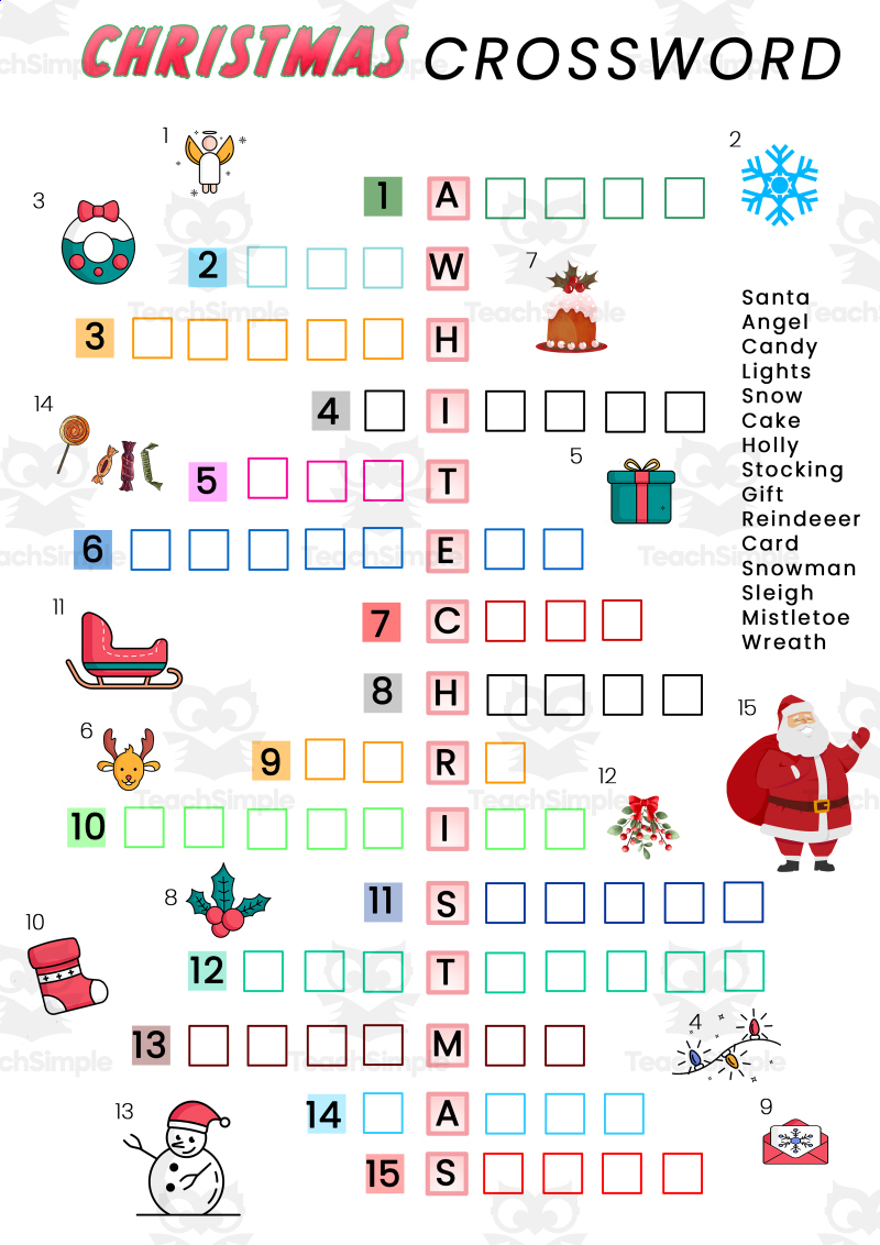 differentiated christmas crossword for esl learnersteach simple in christmas crossword puzzle esl Differentiated Christmas Crossword For Esl Learnersteach Simple in Christmas Crossword Puzzle Esl