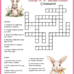 Easter Crossword Puzzle Pertaining To Christmas Or Easter Crossword Clue