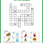 Easy Christmas Crossword With Christmas Crosswords For Kids