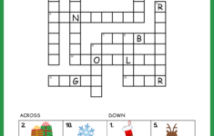 Easy Christmas Crossword with regard to Christmas For Short Crossword Clue