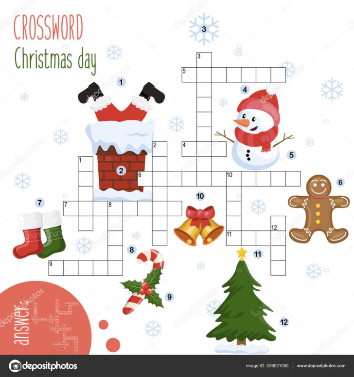 Christmas Crossword Middle School Christmas Crossword Middle School