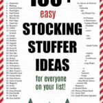 Easy Stocking Stuffer Ideas (Unique, Fun, & Practical)   Snappy Intended For Christmas Stocking Stuffer Crossword