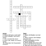 Elf Crossword   Wordmint With Christmas Elf Crossword Answers