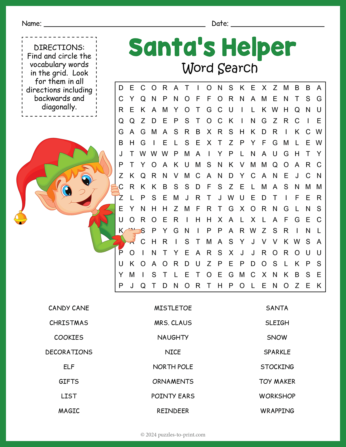 elf word search with regard to christmas toymaker crossword clue Elf Word Search with regard to Christmas Toymaker Crossword Clue