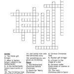 European Christmas Traditions Crossword   Wordmint Regarding German Christmas Carol Crossword
