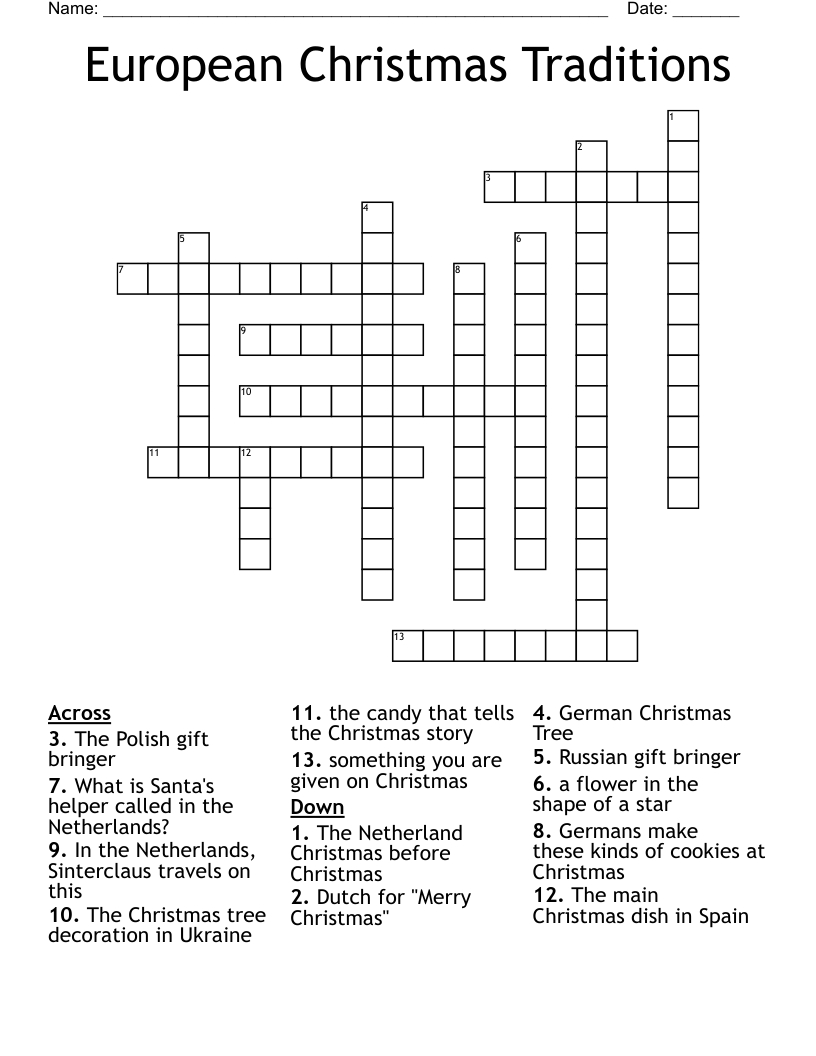 european christmas traditions crossword wordmint regarding german christmas carol crossword European Christmas Traditions Crossword - Wordmint regarding German Christmas Carol Crossword