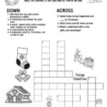 Festive Crossword Puzzle • Beeloo Printable Crafts And Activities Inside Sweet Christmas Decor Crossword Clue