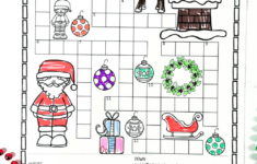 Free Christmas Crossword Printable inside Christmas Tree Ornaments Crossword Clue