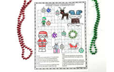 Free Christmas Crossword Printable intended for It Falls on the Eve of Christmas Eve Crossword