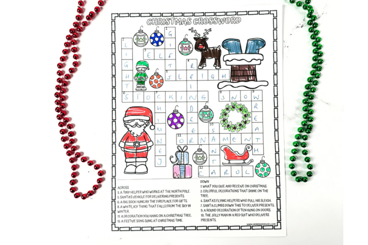 Christmas Decorating Crossword Puzzle Answers Christmas Decorating Crossword Puzzle Answers