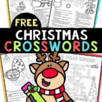 Free Christmas Crossword Puzzle Printables For Kids With He'S Up Each Christmas Crossword Clue