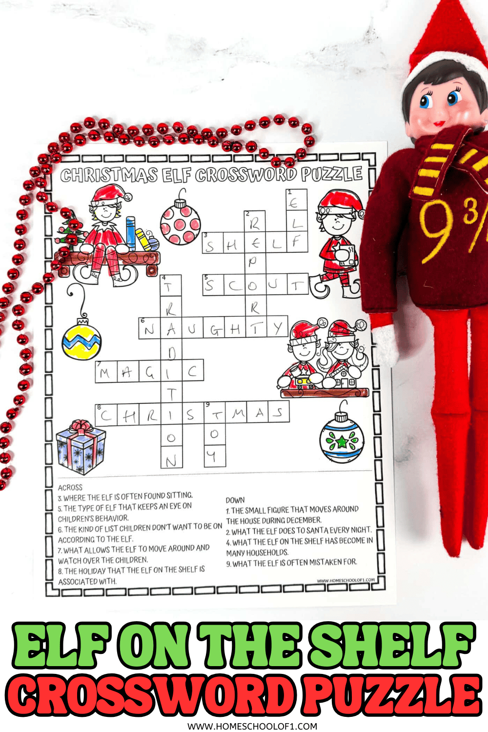 free elf on the shelf crossword puzzle for christmas elf crossword answers Free Elf On The Shelf Crossword Puzzle for Christmas Elf Crossword Answers
