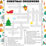 Free Printable Christmas Crossword Puzzle For Kids Intended For Decorate As A Christmas Tree Crossword