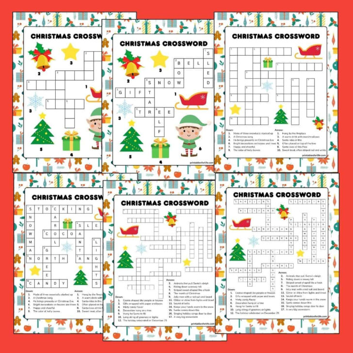 Christmas Crossword Puzzle 2 Christmas Crossword Puzzle 2