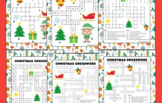 Free Printable Christmas Crossword Puzzle For Kids throughout Christmas Tree Decoration Crossword Clue
