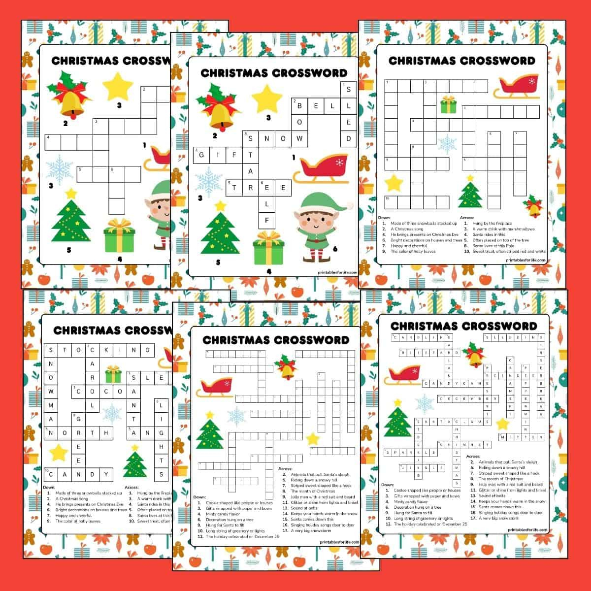 Free Printable Christmas Crossword Puzzle For Kids with regard to Christmas Tree Type Crossword Clue