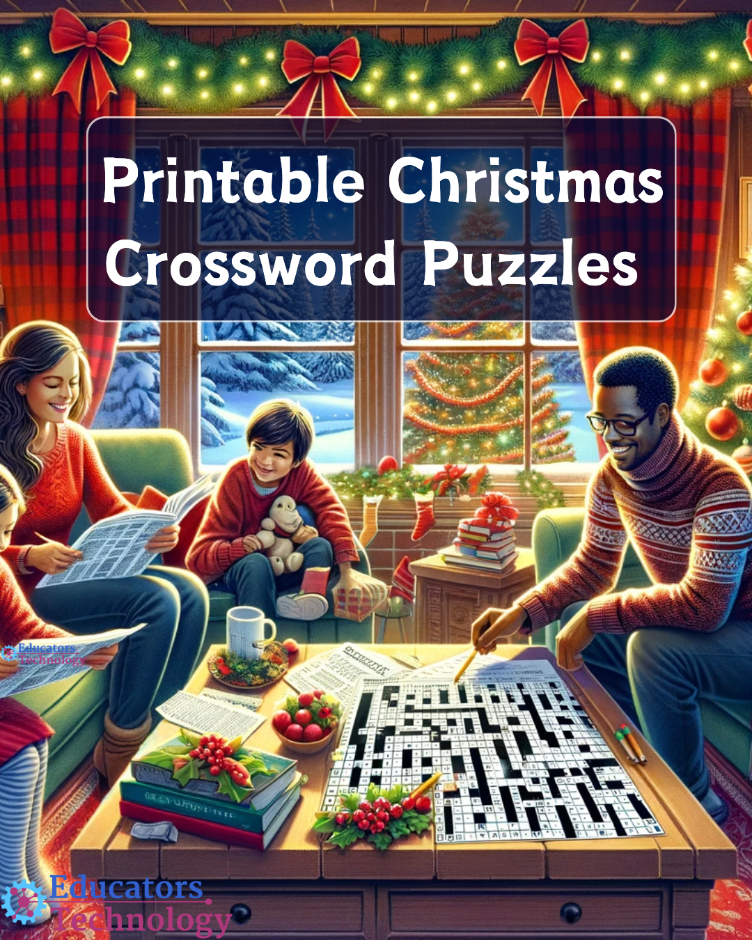 Free Printable Christmas Crossword Puzzles For Kids And Adults with Christmas Crossword Puzzle Abcya