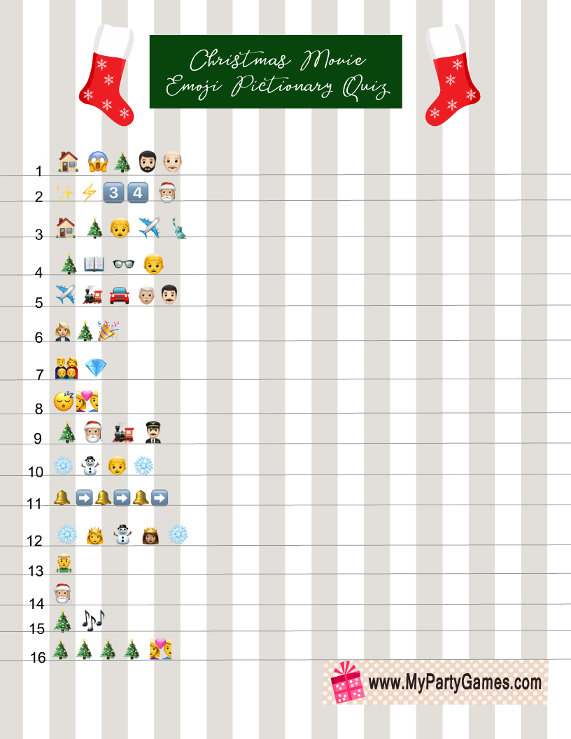 free printable christmas movie emoji pictionary quiz for props in some christmas movies crossword clue Free Printable Christmas Movie Emoji Pictionary Quiz for Props In Some Christmas Movies Crossword Clue