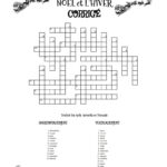 French Noël Mots Croisés   French Christmas Crossword Puzzle Throughout French Christmas Crossword Puzzle