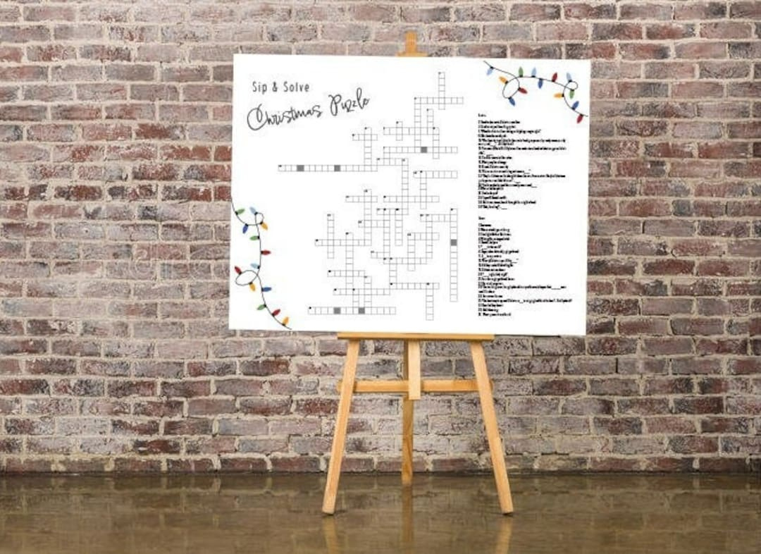 Giant Christmas Crossword Puzzle: Holiday Group Game (Digital in One Celebrating Ethiopian Christmas Crossword