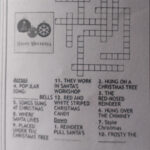 Here Is A Holiday Crossword Puzzle. Across Popular Song:    Bells With Regard To Popular Christmas Song Crossword