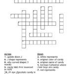 History Of Candy Cane Crossword   Wordmint Inside Christmas Candy Shape Crossword