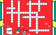 Holiday Cheer: 2025 Christmas Crossword Puzzles | Updf within Hard Christmas Crossword Printable