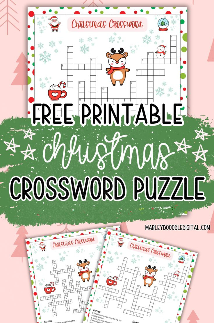 holiday crossword for kids free printable with answer key in christmas party crossword clue Holiday Crossword For Kids: Free Printable With Answer Key in Christmas Party Crossword Clue