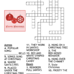 Holiday Crossword Puzzle   Wordmint Intended For Easy Christmas Crossword Puzzle With Answers