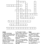 Holiday Plants And Flowers Crossword   Wordmint With Popular Christmas House Plant Crossword