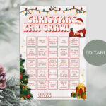 Holiday Scavenger Hunt Adults   Etsy Uk Regarding Christmas Themed Pub Crawl Crossword